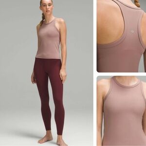 Lululemon Align Waist-Length Racerback Tank Tank twilight Rose sz 8 🌾🍂🌾🍂